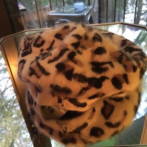 H&M Leopard Print Beret